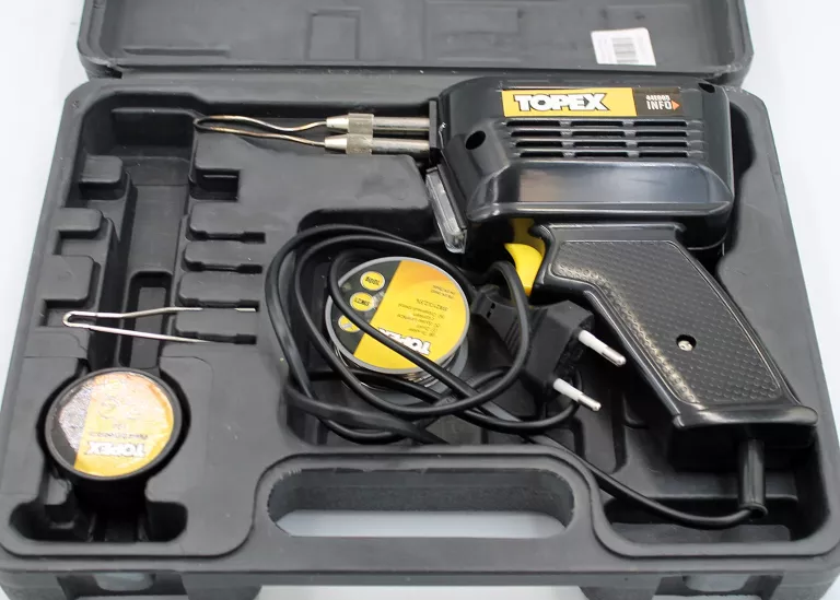 LUTOWNICA TRANSFORMATOROWA 150W + WALIZKA TOPEX