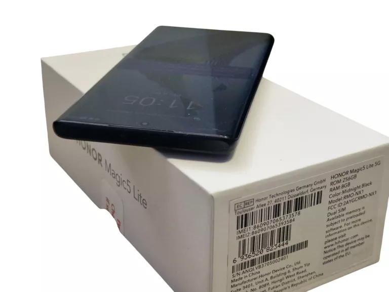 SMARTFON HONOR MAGIC5 LITE 8 GB / 256 GB 5G CZARNY