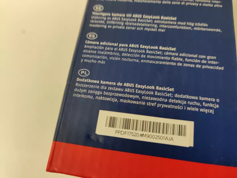ABUS DODATKOWA KAMERA EASYLOOK BASICSET PPDF17520