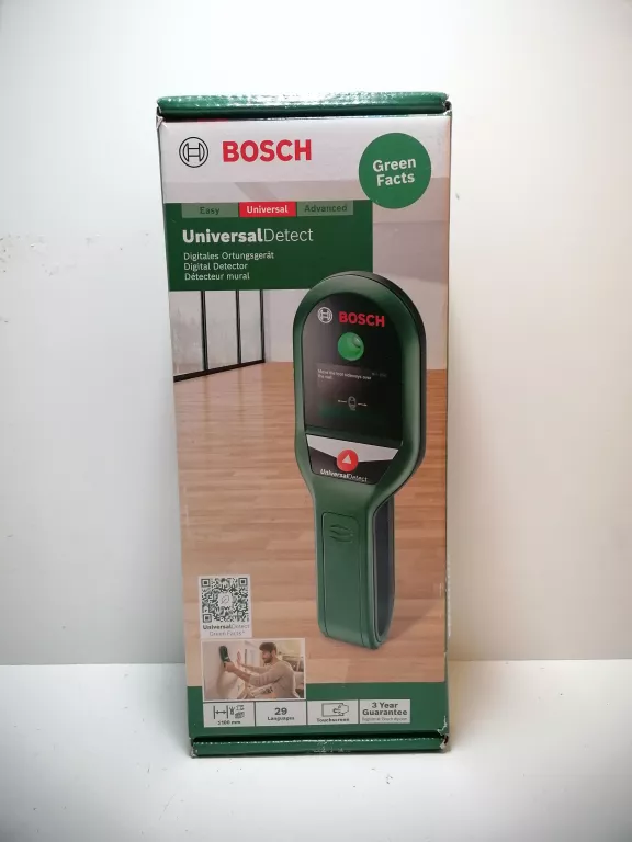 WYKRYWACZ DO PRZEWODÓW KABLI DREWNO METAL DETEKTOR BOSCH UNIVERSALDETECT