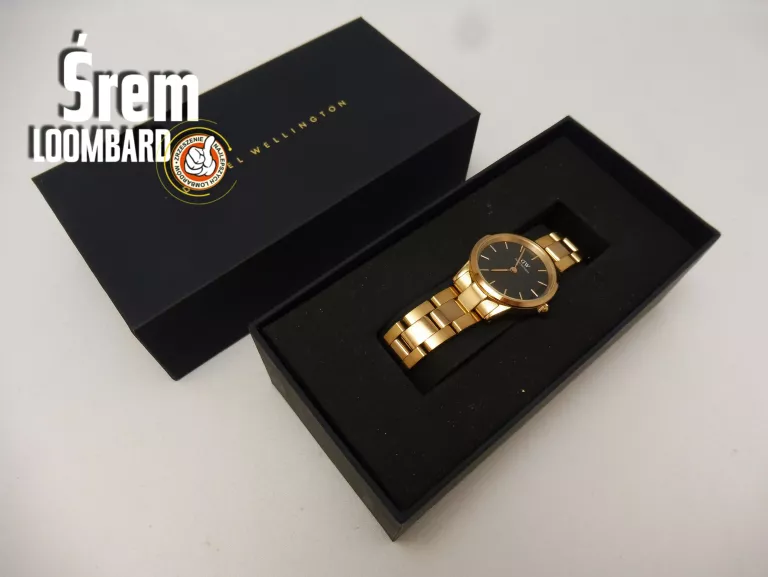 ZEGAREK DANIEL WELLINGTON DW00100214, KOMPLET, BDB STAN!