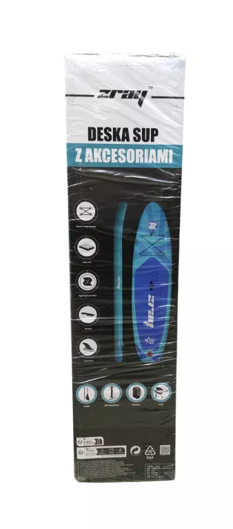 DESKA SUP ZRAY 3 SUP SET Z AKCESORIAMI NIEBIESKA 320X81X15 CM