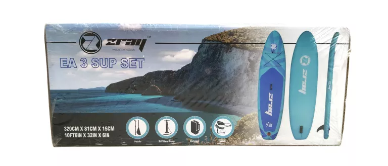 DESKA SUP ZRAY 3 SUP SET Z AKCESORIAMI NIEBIESKA 320X81X15 CM