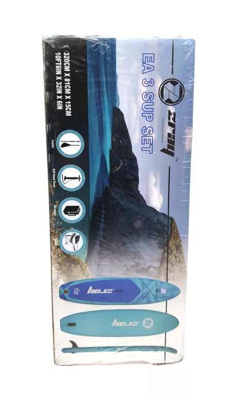DESKA SUP ZRAY 3 SUP SET Z AKCESORIAMI NIEBIESKA 320X81X15 CM
