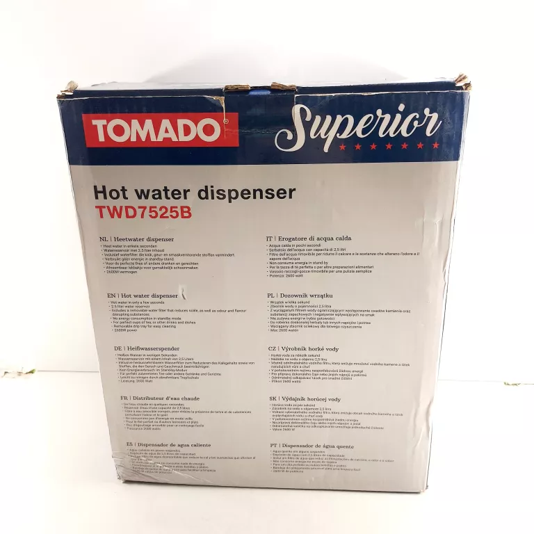 dozownik-wrzatku-goracej-wody-tomado-twd7525b-25l-2600w-stan-11323-2