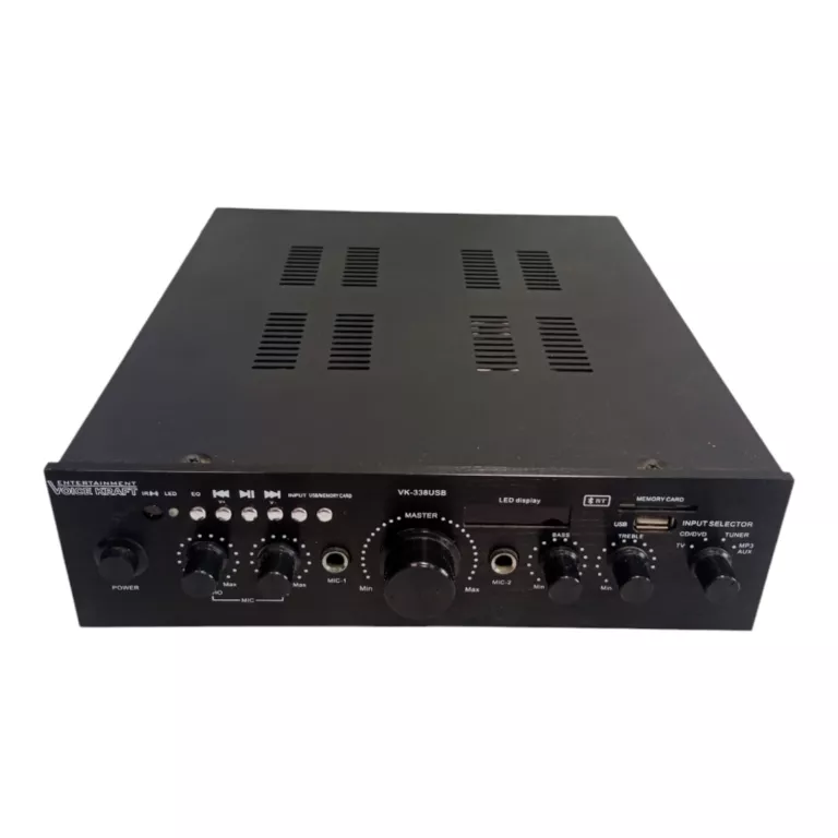 KINO DOMOWE 5.0 WZMACNIACZ : VOICE KRAFT VK-VK338 + 5X GŁOŚNIKI VK 7620