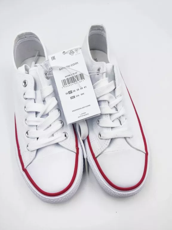 BUTY TRAMPKI SINSEY BIALE ROZMIAR 37