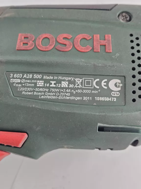 wiertarka-udarowa-bosch-psb-750-rce-uszkodzona-na-czesci-waga-wiertarki-190