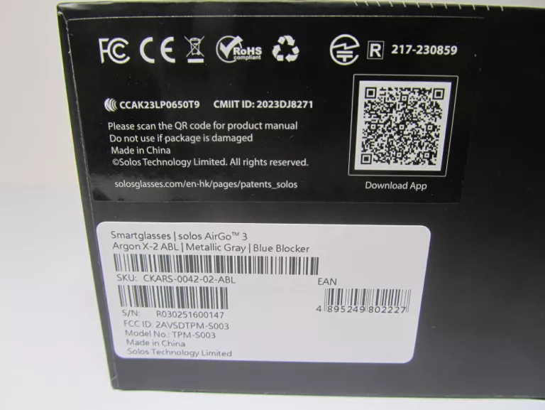 INTELIGENTNE OKULARY AI AIR GO3 ARGONX-2 ABL