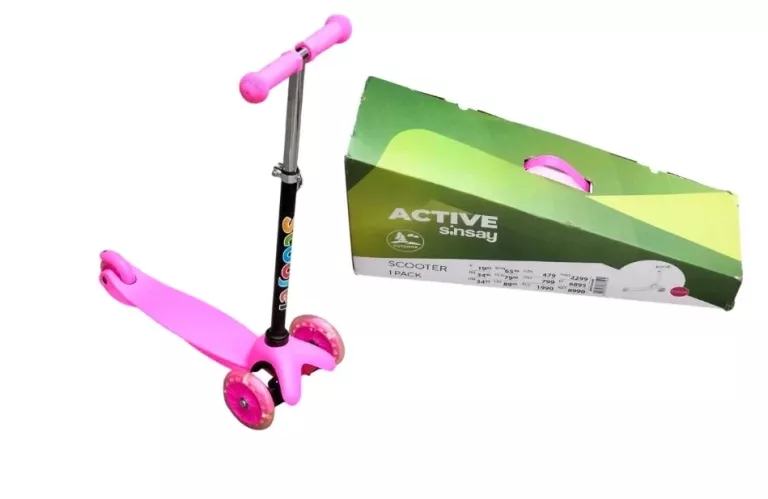 HULAJNOGA SINSEY ACTIVE 660CN-55X-ONE KOLOR RÓŻOWO CZARNY