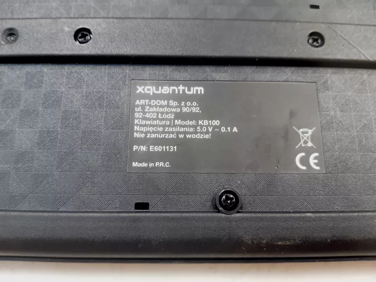 KLAWIATURA PRZEWODOWA XQUANTUM KB100