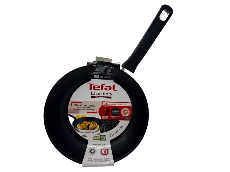 TEFAL PATELNIA DUETTO ZE STALI SZLACHETNEJ, 24 CM