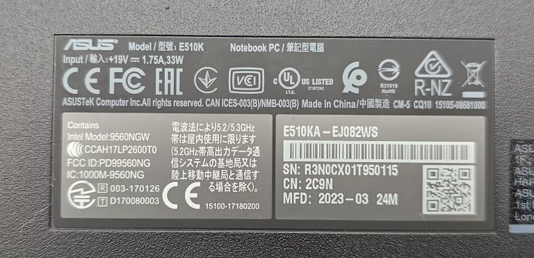 laptop-asus-vivobook-e510-n4500-4gb-128gb-emmc-win11h-komplet-pojemnosc-dysku-128