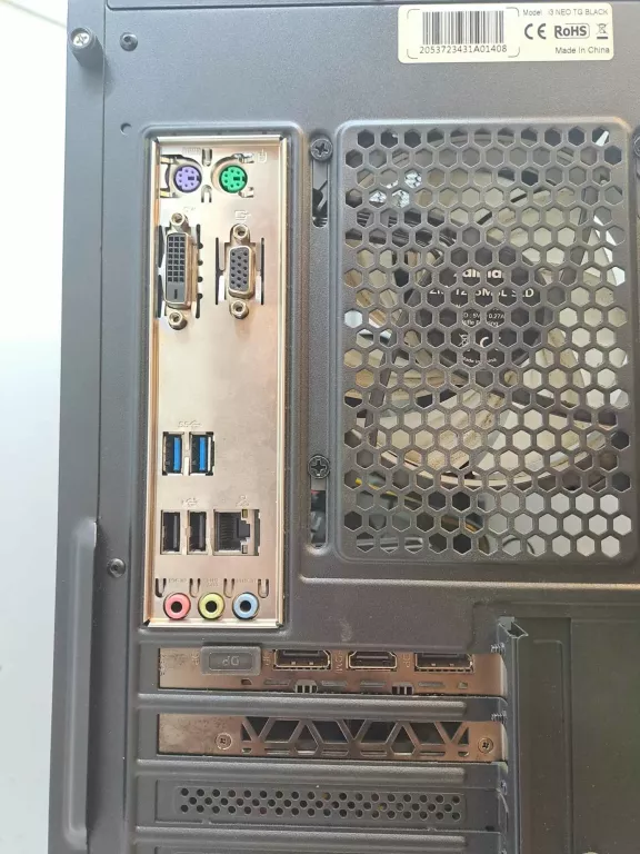 KOMPUTER STACJONARNY ZALMAN I3 NEO TG BLACK KOMPLET