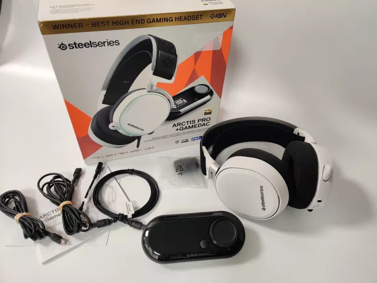SŁUCHAWKI GAMINGOWE STEELSERIES ARCTIS PRO + GAMEDAC