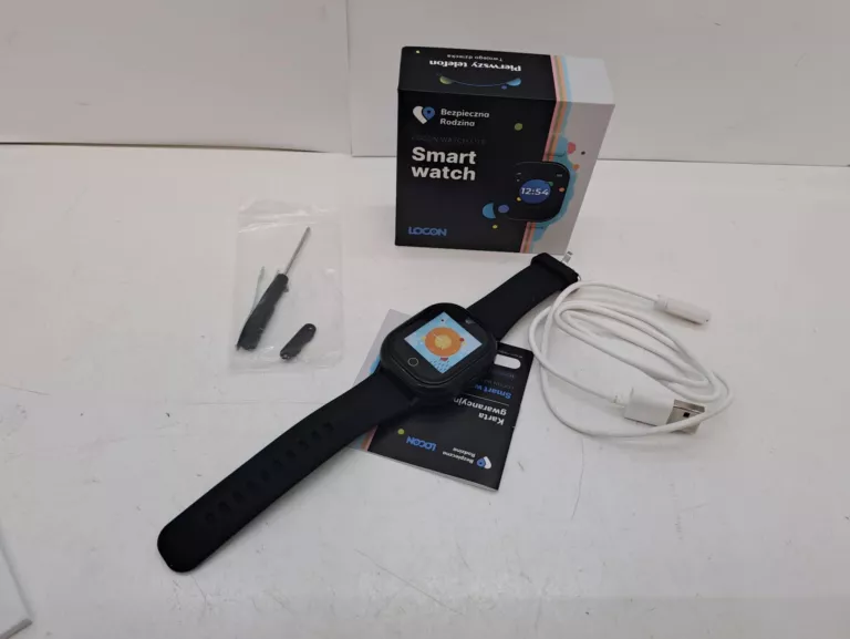 SMARTWATCH LOCON GJD.06S GPS KOMPLET JAK NOWY