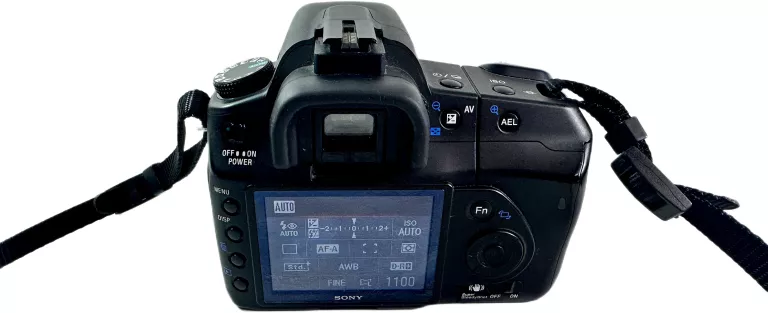 LUSTRZANKA CYFROWA APARAT SONY ALPHA 200 DSLR-A200 + SONY 18-70 + ETUI