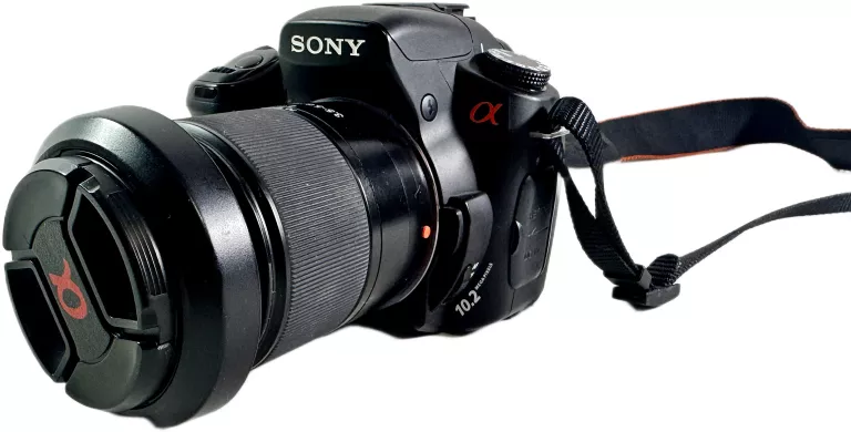 LUSTRZANKA CYFROWA APARAT SONY ALPHA 200 DSLR-A200 + SONY 18-70 + ETUI