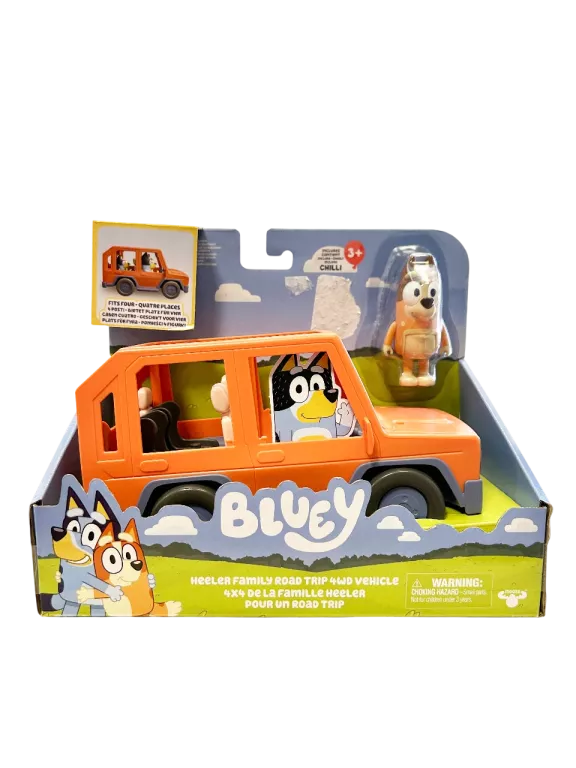 POJAZD MOOSE TOYS BLUEY HEELER FAMILY ROAD TRIP 4WD VEHICLE