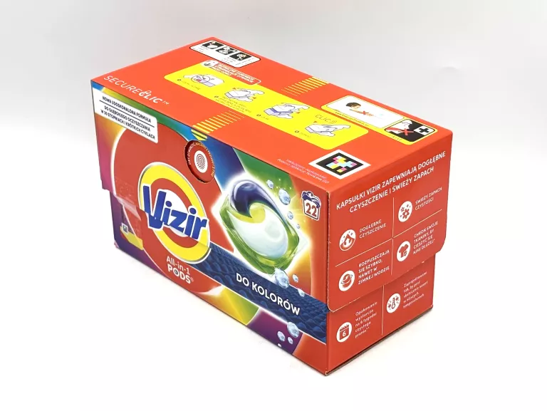 KAPSUŁKI DO PRANIA VIZIR ALL-IN-1 PODS DO KOLORÓW (22 SZTUKI)