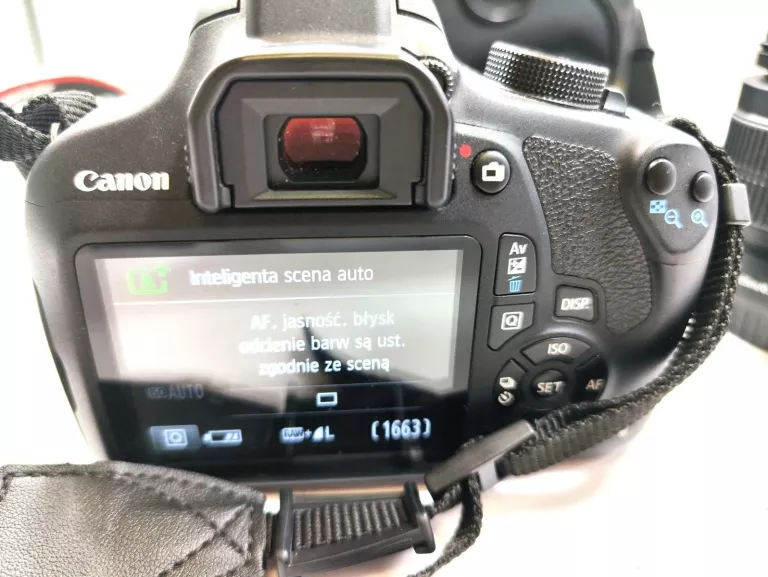 APARAT CANON EOS 1200D + OBIEKTYW EF-S 18-55 III +ŁAD KARTA PUD ETUI