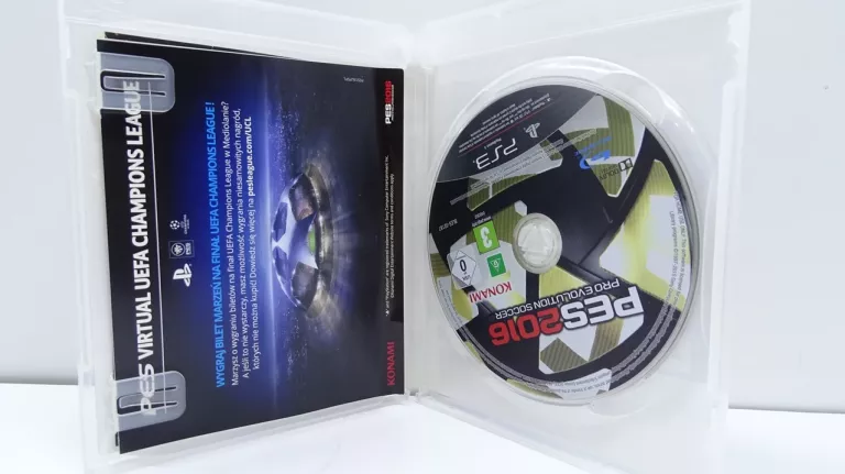GRA PS3 PES PRO EVOLUTION SOCCER 2016 / POLSKA OKŁADKA / SUPER STAN
