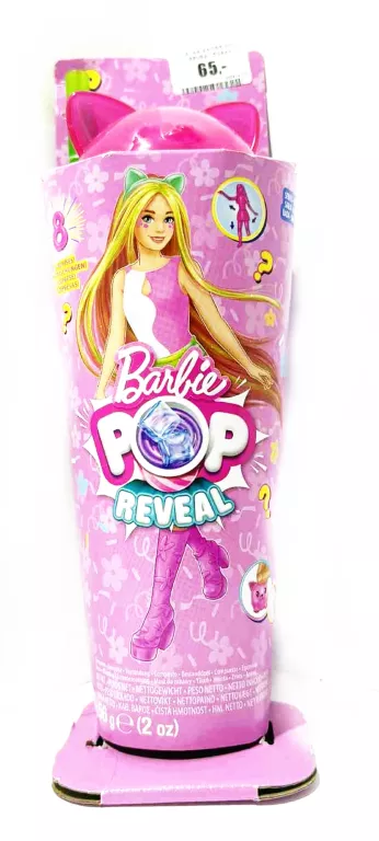 LALKA BARBIE POP REVEAL SHAKE ZWIERZACZKOWA IMPREZA