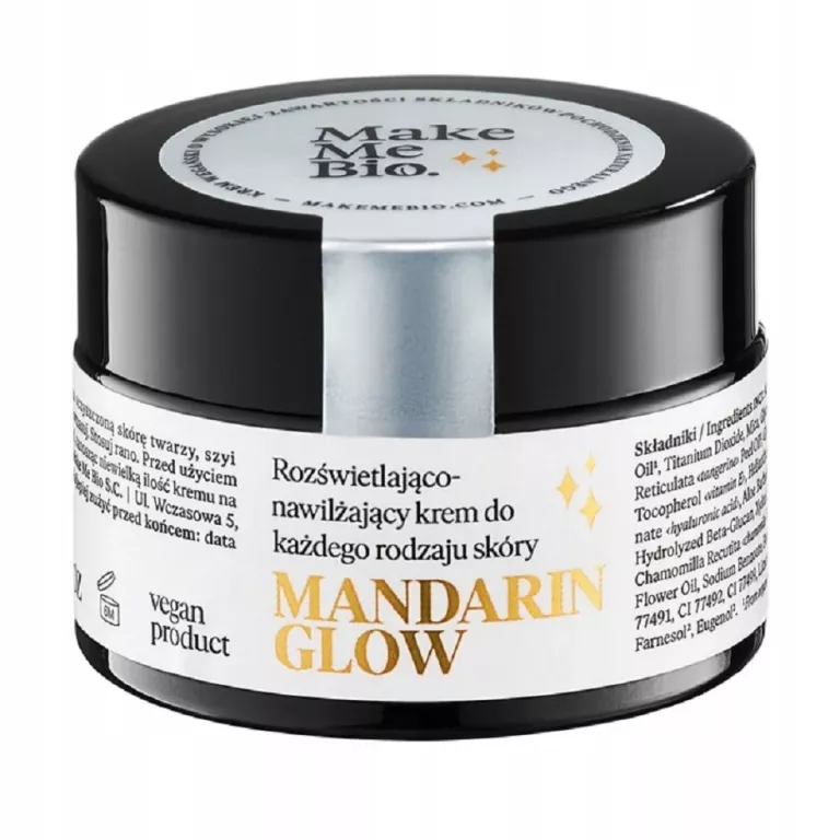 MAKE ME BIO KREM DO TWARZY MANDIARIN GLOW 30ML