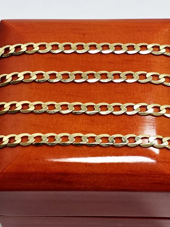 ZŁOTY ŁAŃCUSZEK PANCERKA 585 9,77G DŁ:50CM