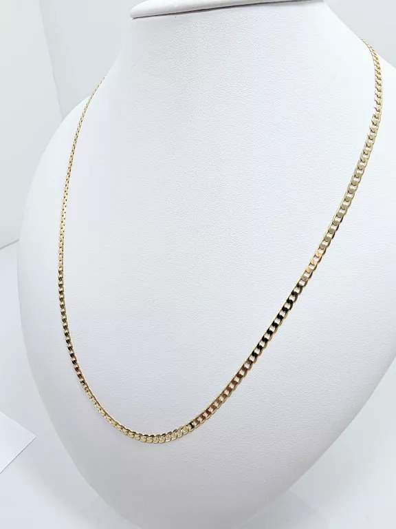ZŁOTY ŁAŃCUSZEK PANCERKA 7,10G 585 DŁ:54CM