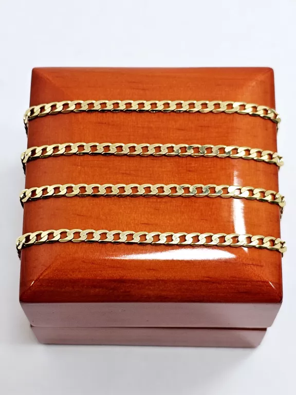 ZŁOTY ŁAŃCUSZEK PANCERKA 7,10G 585 DŁ:54CM
