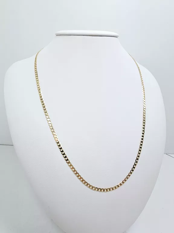 ZŁOTY ŁAŃCUSZEK PANCERKA 7,10G 585 DŁ:54CM
