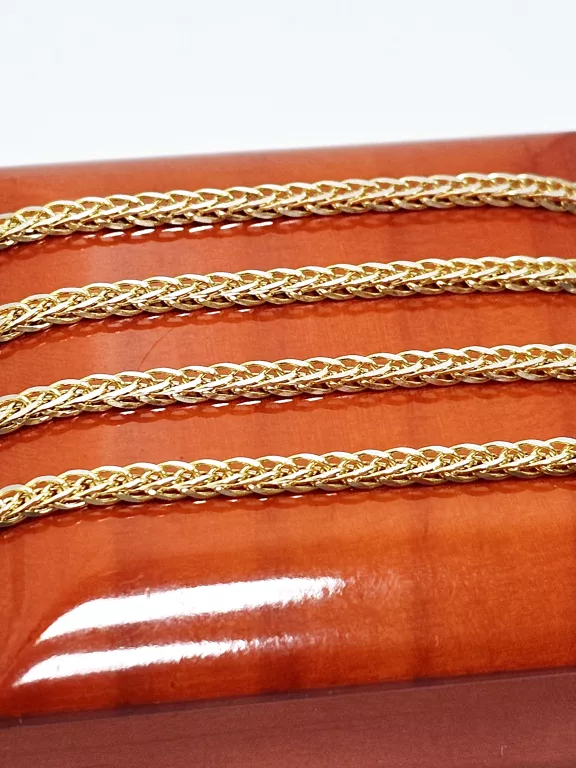 ZŁOTY ŁANCUSZEK LISI OGON 585 9,95G DŁ:50CM