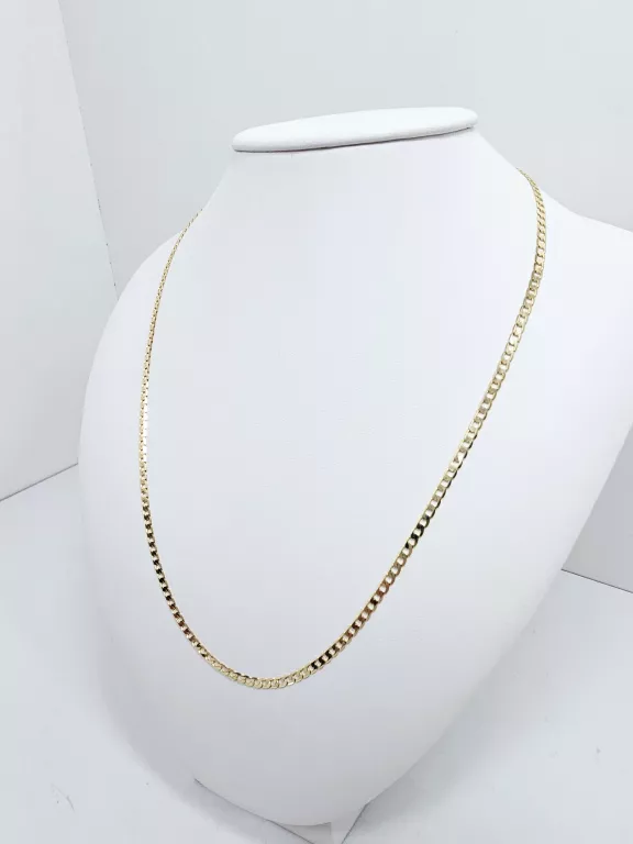 ZŁOTY ŁAŃCUSZEK PANCERKA 7,10G 585 DŁ:54CM