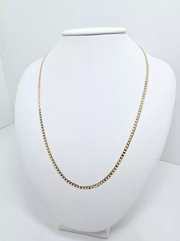 ZŁOTY ŁAŃCUSZEK PANCERKA 7,10G 585 DŁ:54CM