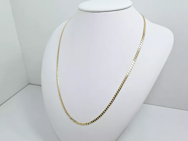 ZŁOTY ŁAŃCUSZEK PANCERKA 7,10G 585 DŁ:54CM