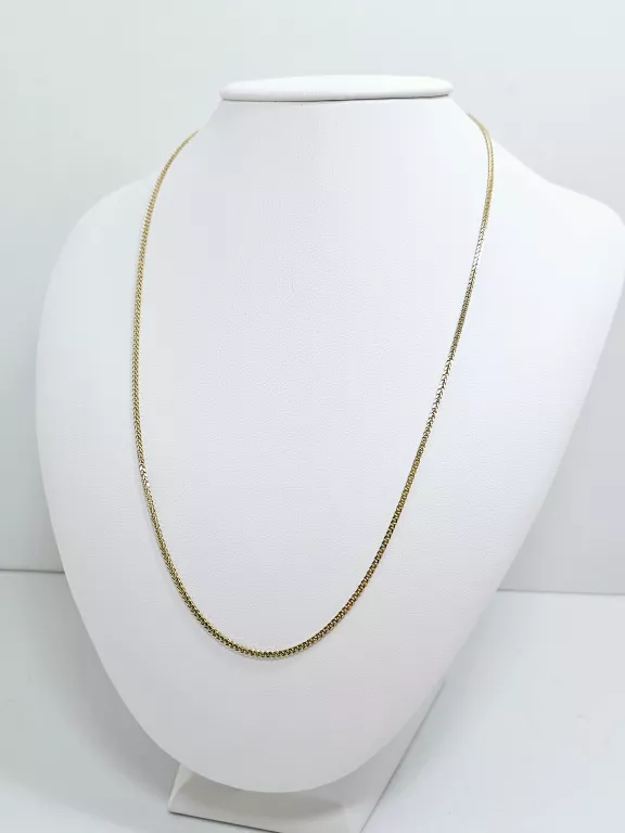 ZŁOTY ŁAŃCUSZEK LISI OGON 585 5,55G DŁ:54CM
