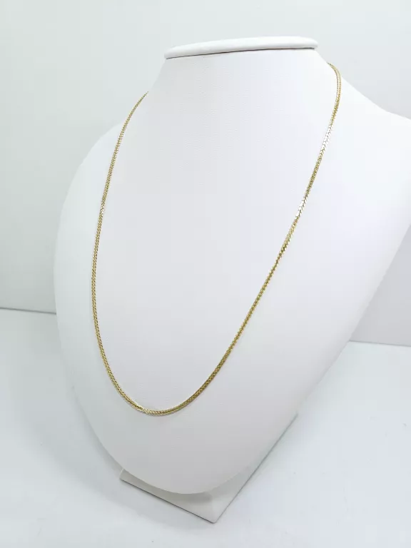 ZŁOTY ŁAŃCUSZEK LISI OGON 585 5,55G DŁ:54CM