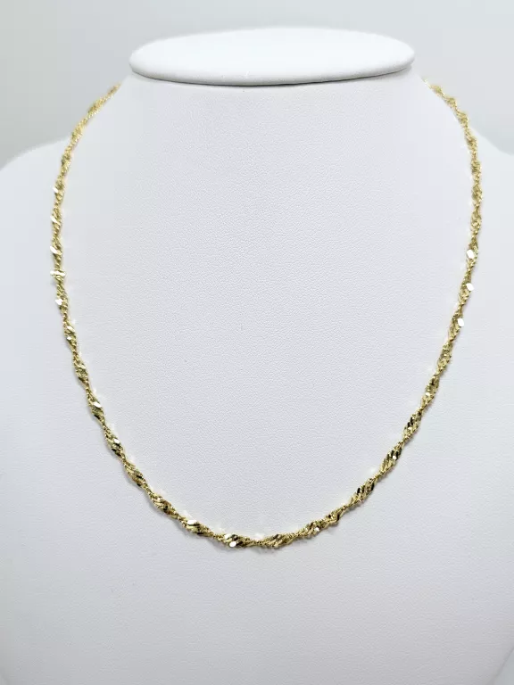 ZŁOTY ŁAŃCUSZEK SINGAPUR 585 6,18G DŁ:44CM