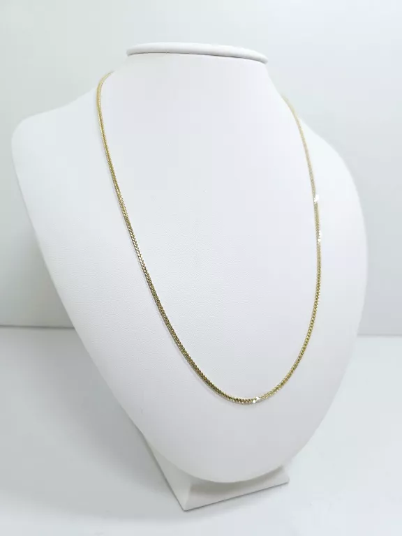 ZŁOTY ŁAŃCUSZEK LISI OGON 585 5,55G DŁ:54CM