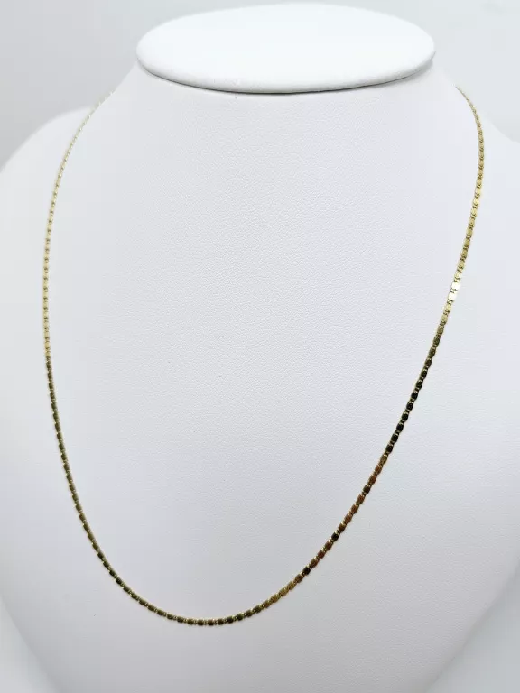 ZŁOTY ŁAŃCUSZEK SLIMAK 585 3,46G DŁ:50CM
