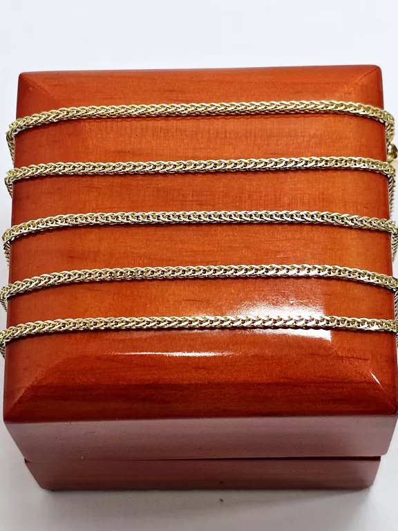 ZŁOTY ŁAŃCUSZEK LISI OGON 585 5,55G DŁ:54CM