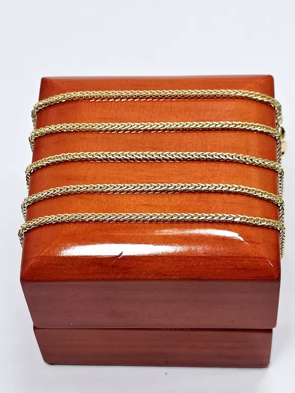 ZŁOTY ŁAŃCUSZEK LISI OGON 585 5,55G DŁ:54CM