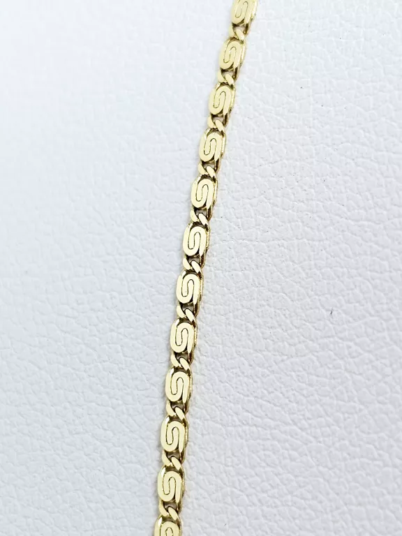 ZŁOTY ŁAŃCUSZEK SLIMAK 585 3,46G DŁ:50CM
