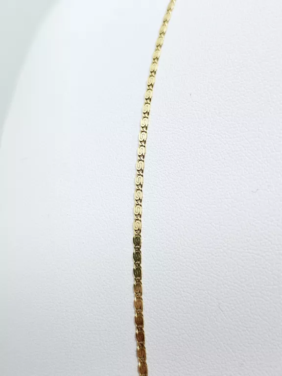 ZŁOTY ŁAŃCUSZEK SLIMAK 585 3,46G DŁ:50CM