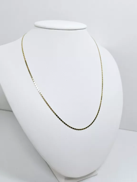 ZŁOTY ŁAŃCUSZEK SLIMAK 585 3,46G DŁ:50CM