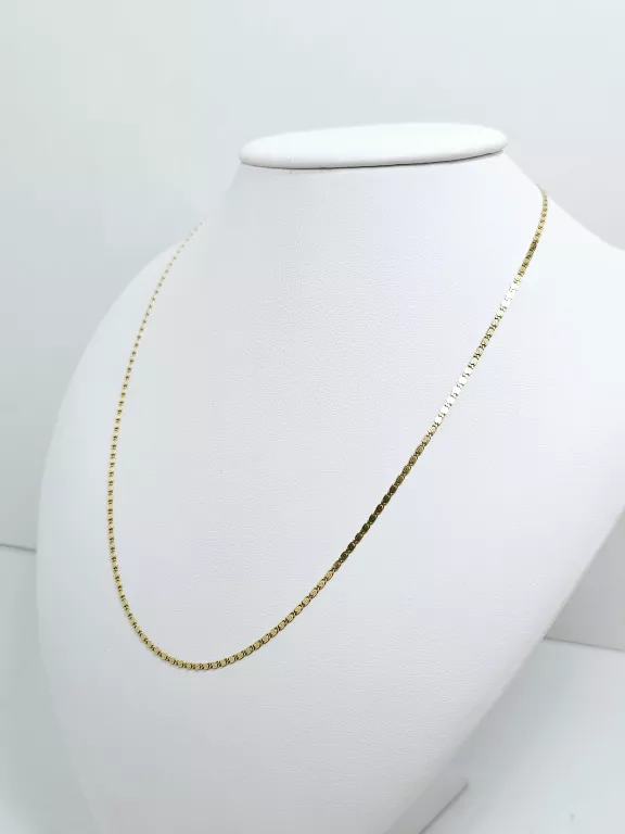 ZŁOTY ŁAŃCUSZEK SLIMAK 585 3,46G DŁ:50CM