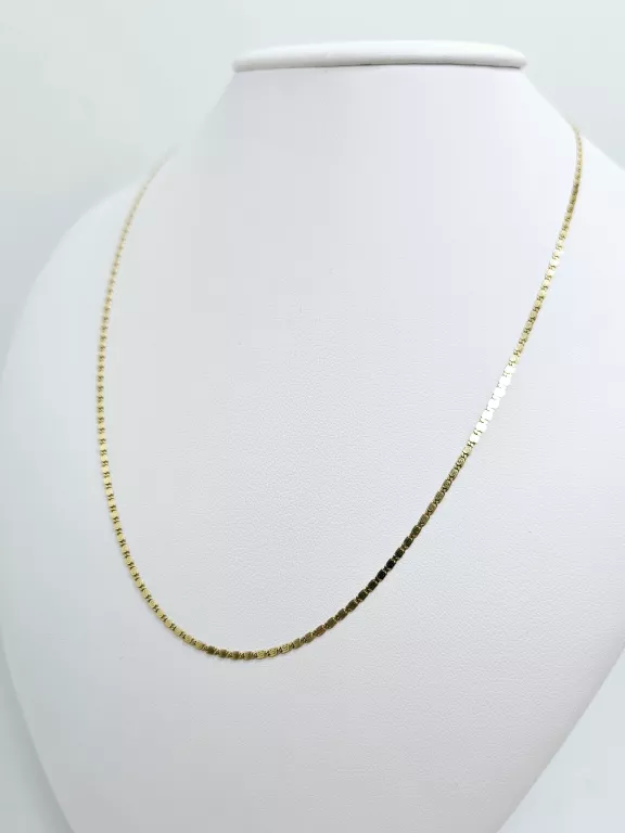 ZŁOTY ŁAŃCUSZEK SLIMAK 585 3,46G DŁ:50CM