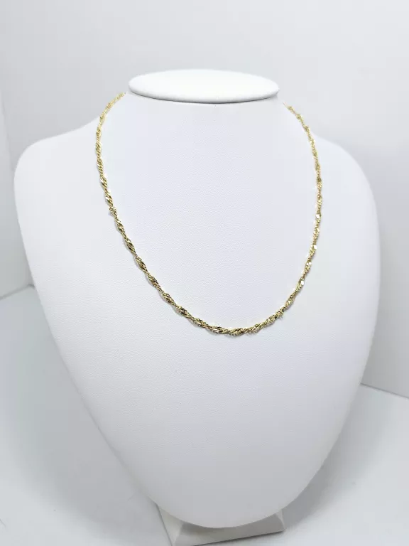 ZŁOTY ŁAŃCUSZEK SINGAPUR 585 6,18G DŁ:44CM