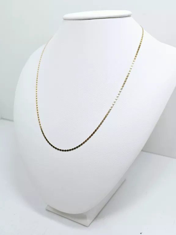 ZŁOTY ŁAŃCUSZEK SLIMAK 585 3,46G DŁ:50CM